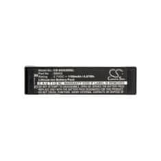 CameronSino Baterie pro Shure GLXD1, 2, MXW2, 1100 mAh, Li-Ion