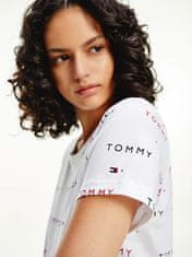 Tommy Hilfiger Dámské triko s potiskem UW0UW02846 - OLG - Bíla - Tommy Hilfiger bílá M
