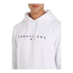 Tommy Hilfiger Mikina bílá 189 - 193 cm/XXL REG LINEAR LOGO