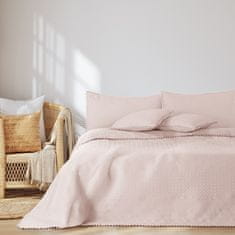 AmeliaHome Přehoz na postel Meadore pudrově růžový, velikost 170x210