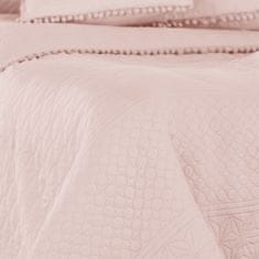 AmeliaHome Přehoz na postel Meadore pudrově růžový, velikost 170x210