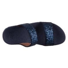 FitFlop Pantofle tmavomodré 38 EU Lulu Blau Lulu Glitter