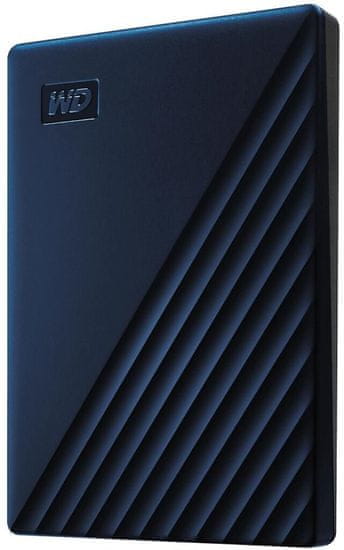 Western Digital WD My Passport pro Mac - 2TB (pro MAC), modrá (WDBA2D0020BBL-WESN)