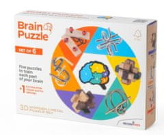 Brain Puzzle - sada 6 kusů