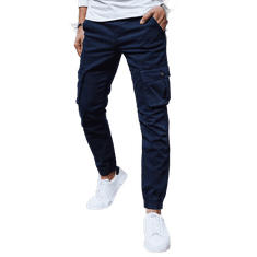 Dstreet Pánské kalhoty jogger MIKE tmavě modré ux4136 XL