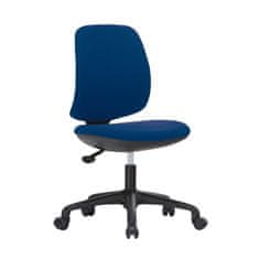 Dalenor Dětská židle Lucky, textil, černá podnož / modrá