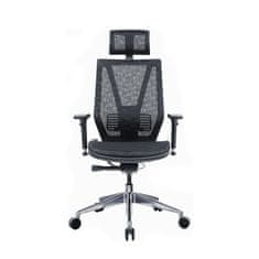 Dalenor Ergonomická kancelářská židle Tech Line, síťovina, černá