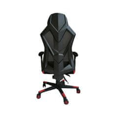 Dalenor Herní židle Gaming Soft, textil, černá / červená