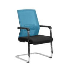 Dalenor Konferenční židli Roma, textil, černá / modrá