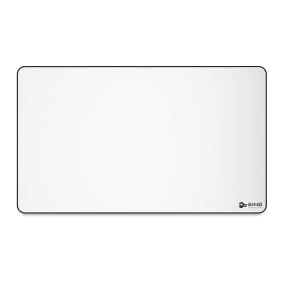 Glorious PC Gaming Mouse Pad - Stolní podložka pod myš a klávesnici, White XL Extended (36x61cm)