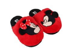 sarcia.eu Mickey Mouse DISNEY Červenočerné, dámské pantofle, teplá, silná podrážka 40-41 EU