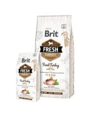 Brit BRIT Fresh Light Fit &amp; Slim krůtí s hráškem 12 kg krmiva pro psy