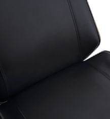 BHM Germany Kancelářská židle Varel, syntetická kůže, ořech / černá