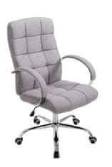 BHM Germany Kancelářská židle Mikos, textil, šedá