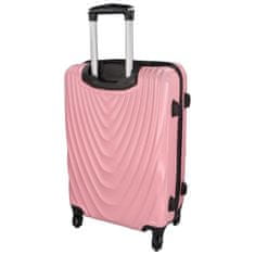 RGL Cestovní kufr Travel Pink, růžová L