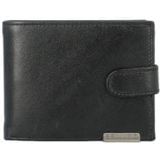 Bellugio Pánská kožená peněženka na šířku Bellugio Asher, černá