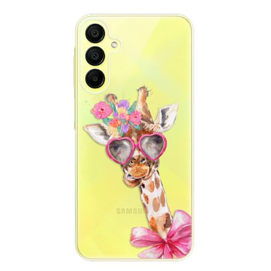 iSaprio Silikonové pouzdro - Lady Giraffe pro Samsung Galaxy A15 / A15 5G