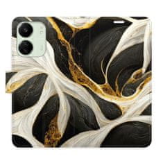 iSaprio Flipové pouzdro - BlackGold Marble pro Xiaomi Redmi 13C