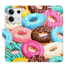 iSaprio Flipové pouzdro - Donuts Pattern 02 pro Xiaomi Redmi Note 13 5G