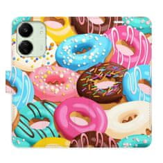 iSaprio Flipové pouzdro - Donuts Pattern 02 pro Xiaomi Redmi 13C