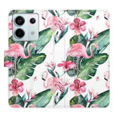 iSaprio Flipové pouzdro - Flamingos Pattern pro Xiaomi Redmi Note 13 Pro+ 5G