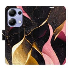 iSaprio Flipové pouzdro - Gold Pink Marble 02 pro Xiaomi Redmi Note 13 Pro