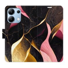 iSaprio Flipové pouzdro - Gold Pink Marble 02 pro Xiaomi Redmi Note 13