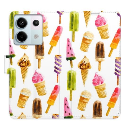 iSaprio Flipové pouzdro - Ice Cream Pattern pro Xiaomi Redmi Note 13 Pro 5G / Poco X6 5G