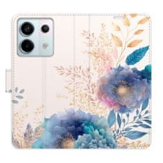 iSaprio Flipové pouzdro - Ornamental Flowers 03 pro Xiaomi Redmi Note 13 Pro+ 5G