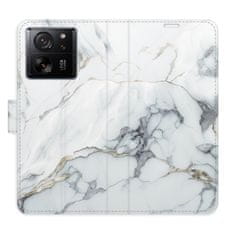 iSaprio Flipové pouzdro - SilverMarble 15 pro Xiaomi 13T / 13T Pro