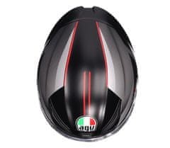 AGV K1 S E2206 LAP MATT BLACK/GREY/RED vel. 2XL