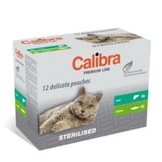Calibra Calibra Premium cat Sterilised Multipack 12 x 100 g