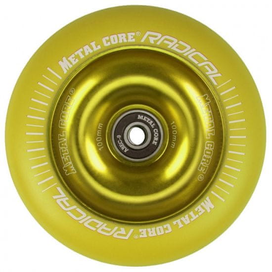 Metal Core Radical Fluorescent 110 mm kolečko žluté