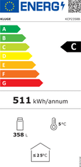 Kluge VITRÍNA CHLADÍCÍ KCP2358B