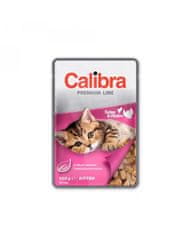 Calibra Calibra cat kapsičky Premium cat Kitten Mrkev a kuře v omáčce 24 x 100 g