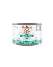 Calibra Calibra konzerva pro kočky kočka Life Adult Sensitive jehněčí 6 x 200 g