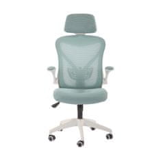 Dalenor Kancelářská židle Jolly White HB, textil, světle zelená