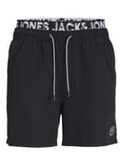 Jack&Jones Pánské koupací kraťasy JPSTFIJI Regular Fit 12227254 Black (Velikost XL)