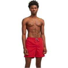 Jack&Jones Pánské koupací kraťasy JPSTFIJI Regular Fit 12253118 True Red (Velikost L)