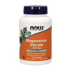 NOW Foods NOW Foods Magnesium Citrate citrát hořečnatý 200 mg (100 tablet) 3949