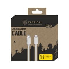 Tactical Smooth Thread kabel USB-C/Lightning - 1m - Bílá KP31186