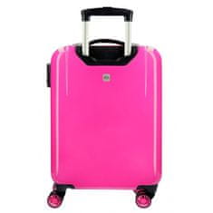 Joummabags Luxusní dětský ABS cestovní kufr MINNIE MOUSE Pink, 55x38x20cm, 34L, 3419322