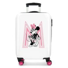 Joummabags Luxusní dětský ABS cestovní kufr MINNIE MOUSE Pink, 55x38x20cm, 34L, 3419322