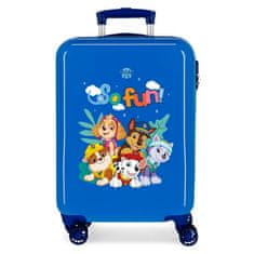 Joummabags Luxusní dětský ABS cestovní kufr PAW PATROL Blue, 55x38x20cm, 34L, 2191724