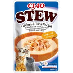 Inaba Ciao Stew kuře a tuňák 40g