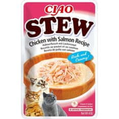 Inaba Ciao Stew kuře a losos 40g