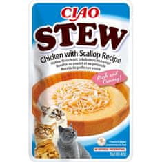 Inaba Ciao Stew kuře a hřebenatka 40g