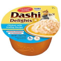 Inaba Dashi Delights kuře a hřebenatka 70g