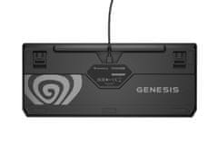 Genesis herní klávesnice THOR 230/TKL/RGB/Outemu Red/Drátová USB/US layout/Anchor Negative Šedá