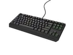 Genesis herní klávesnice THOR 230/TKL/RGB/Outemu Red/Drátová USB/US layout/Černá